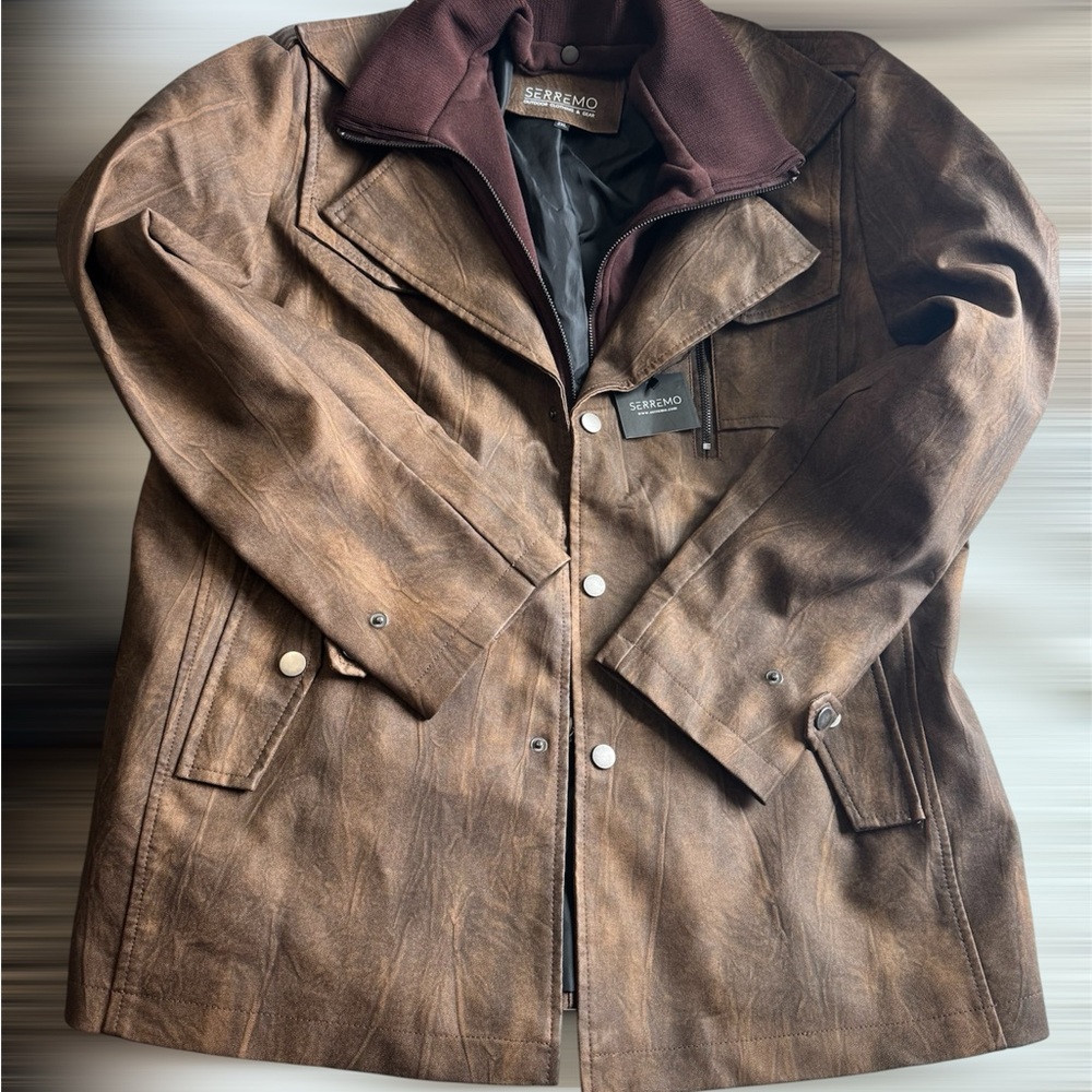 Brown Performance Jacket for Men NWT - image 2